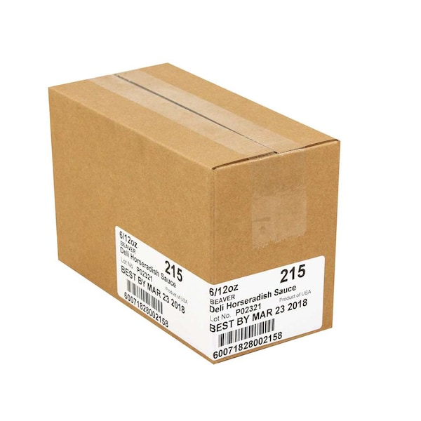 Beaver Beaver Deli Horseradish Mustard 12 oz. Bottle, PK6 215 - main